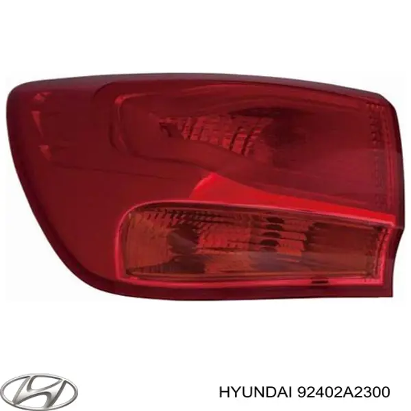 Ліхтар задній правий, зовнішній Hyundai/Kia 92402A2300 ціна, від 89.48 USD