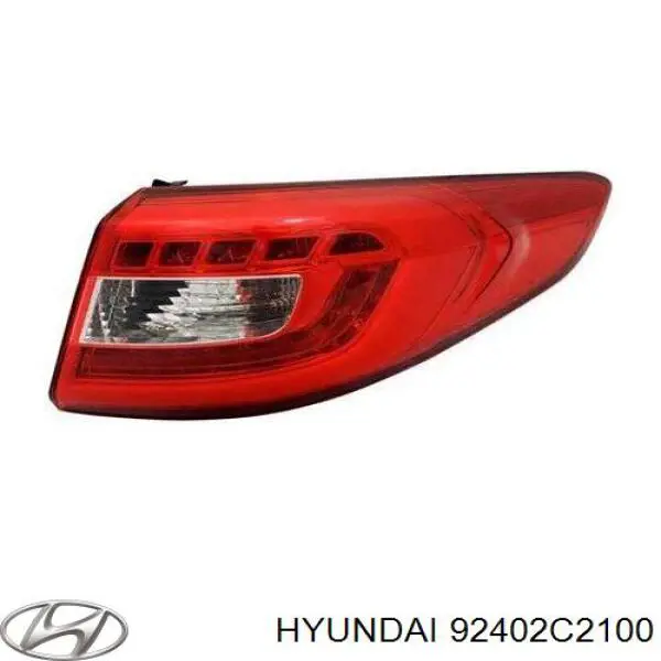 Ліхтар задній правий, зовнішній Hyundai/Kia 92402C2100 ціна, від 215.61 USD