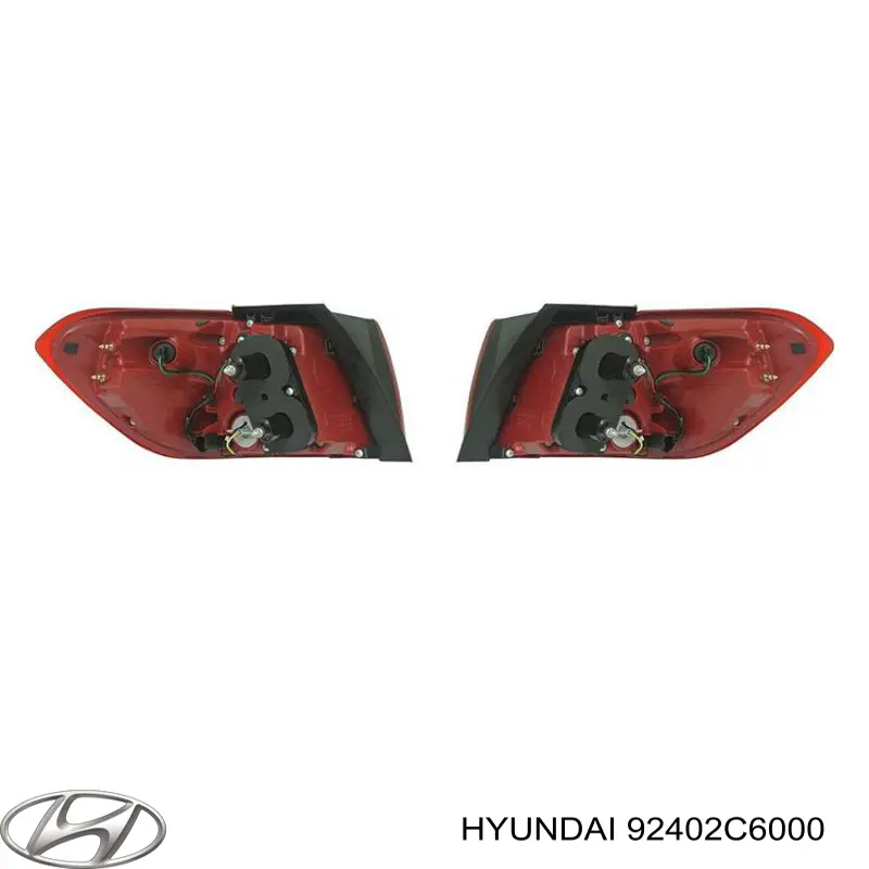 Ліхтар задній правий, зовнішній 92402C6000 Hyundai/Kia