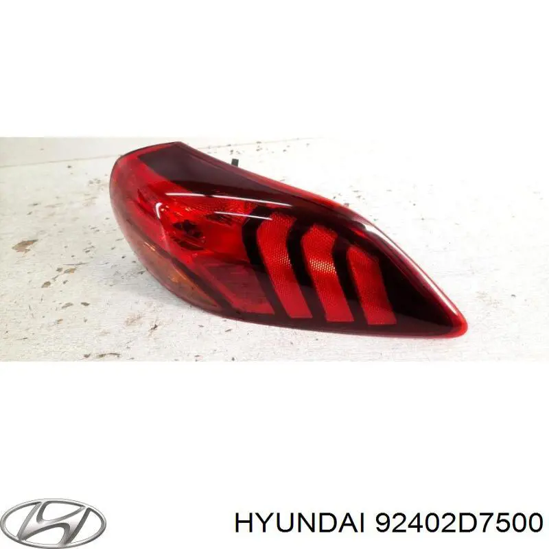 Ліхтар задній правий, зовнішній Hyundai/Kia 92402D7500 ціна, від 211.87 USD