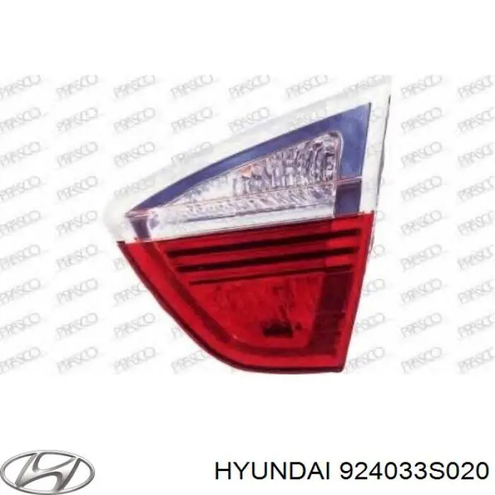 924033S020 Hyundai/Kia ліхтар задній лівий, внутрішній