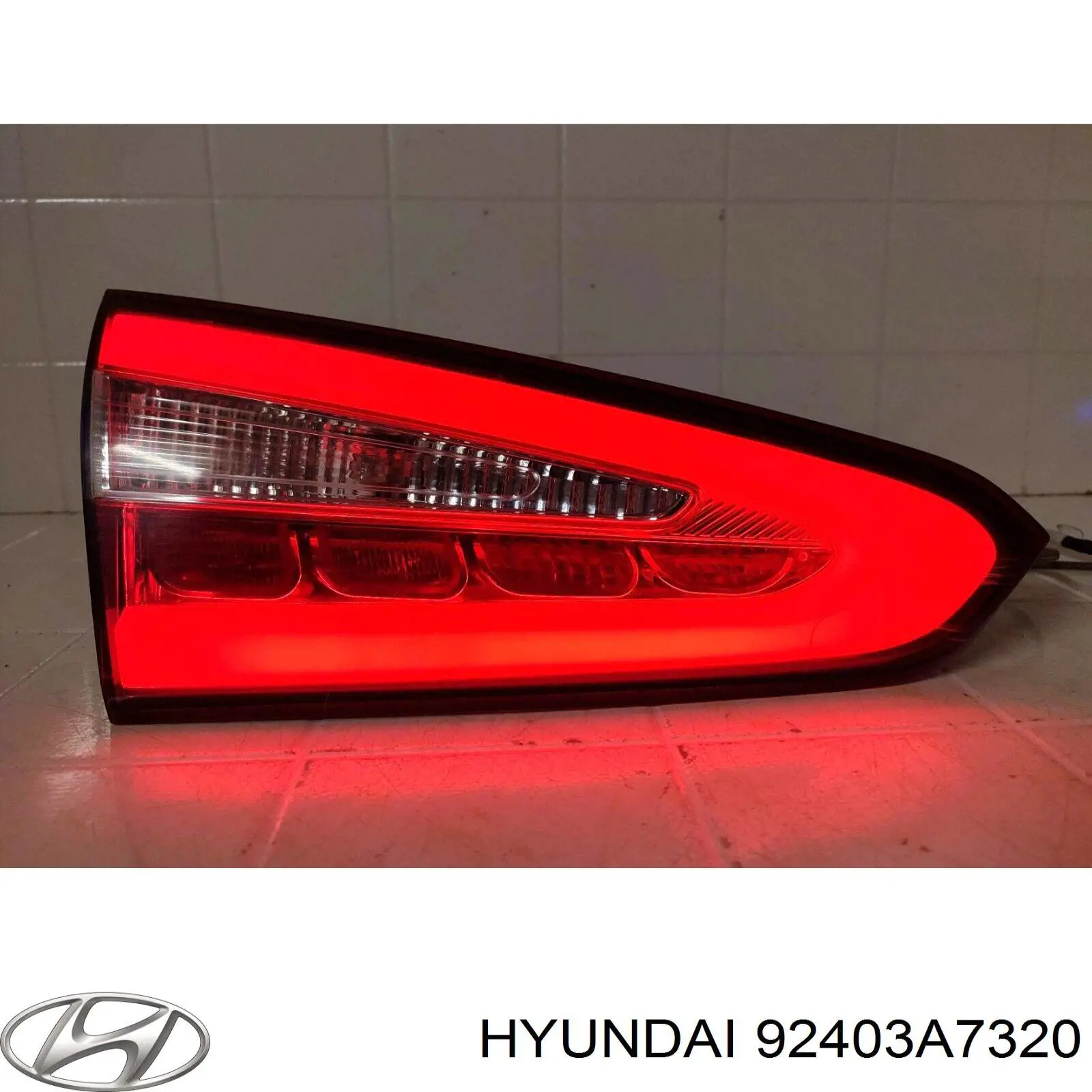 Ліхтар задній лівий, внутрішній 92403A7320 Hyundai/Kia