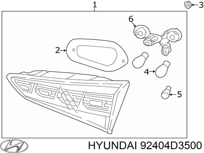  Hyundai/Kia 92404D3500 ціна, від 472.22 USD