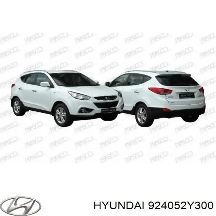 924052Y300 Hyundai/Kia фара протитуманна задня, ліва