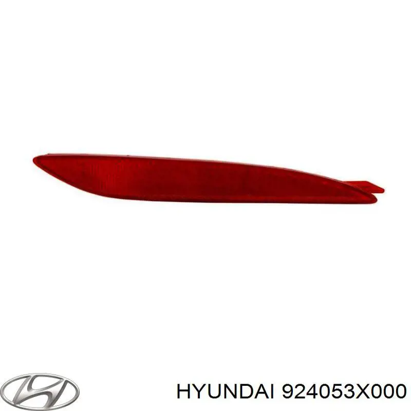 Лівий катафот заднього бампера Hyundai/Kia 924053X000 ціна, від 3.56 USD