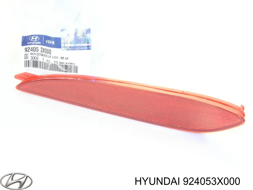 Купити 924053X000 Hyundai/Kia Лівий відбивач заднього бампера