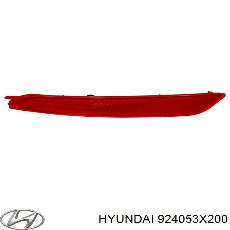 Лівий катафот заднього бампера Hyundai/Kia 924053X200 ціна, від 8.30 USD
