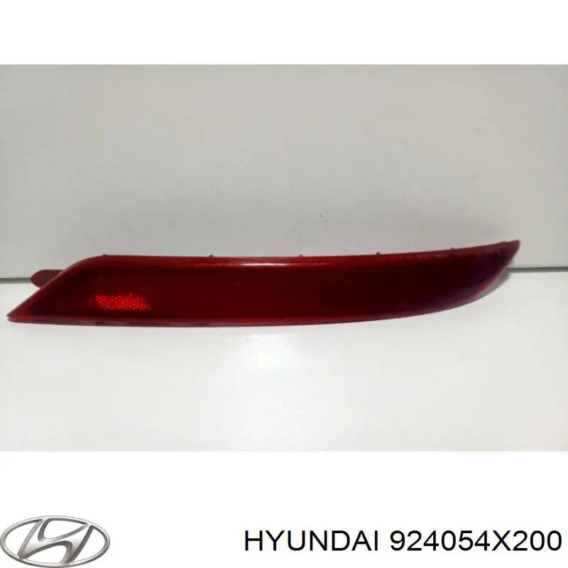 924054X200 Hyundai/Kia катафот (відбивач заднього бампера, лівий)