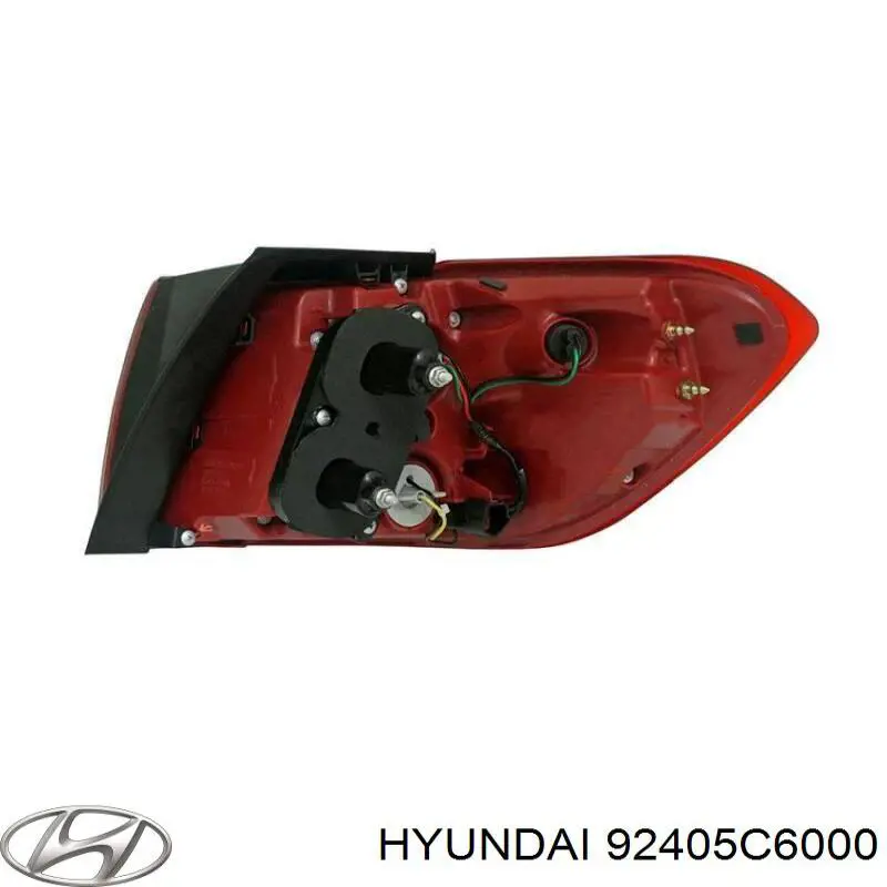 Лівий катафот заднього бампера Hyundai/Kia 92405C6000 ціна, від 12.67 USD