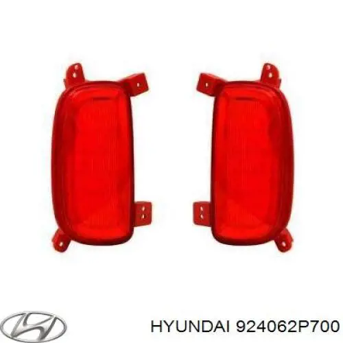 Купити 924062P700 Hyundai/Kia Відбивач бампера заднього правий