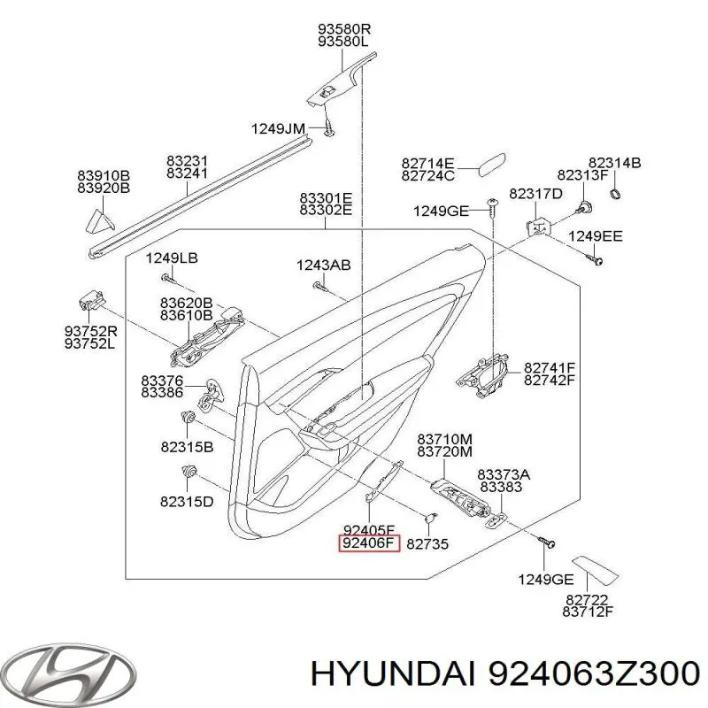 Купити 924063Z300 Hyundai/Kia 