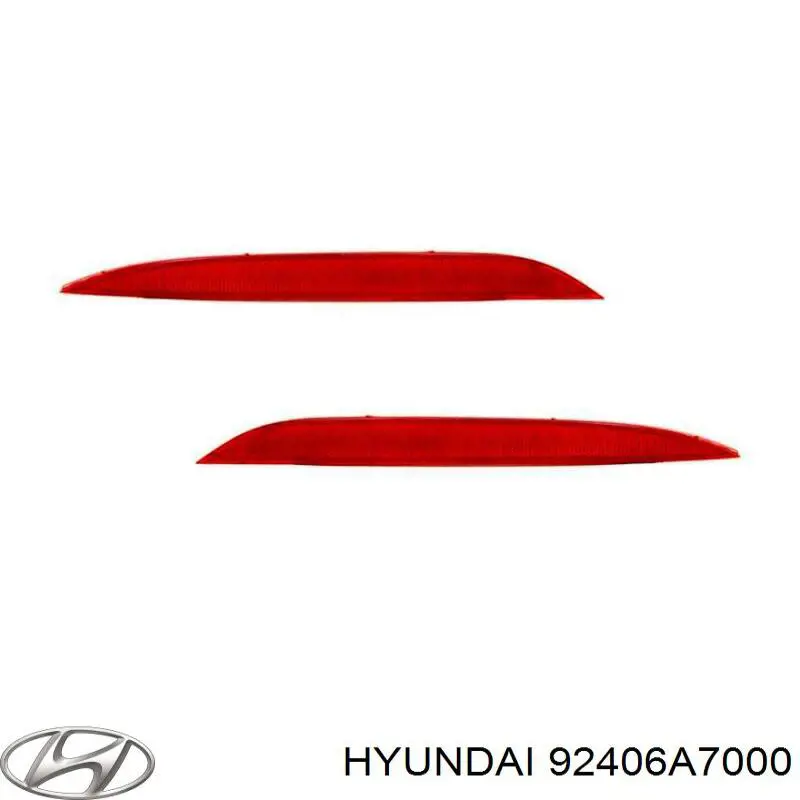 Правий катафот заднього бампера Hyundai/Kia 92406A7000 ціна, від 31.85 USD