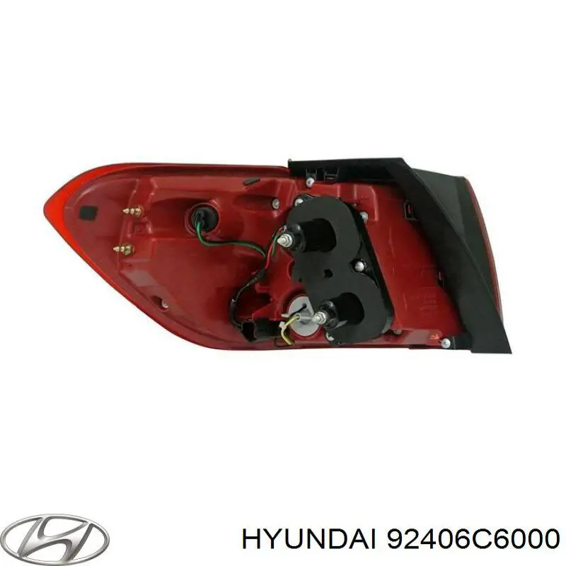 Правий катафот бампера Hyundai/Kia 92406C6000 ціна, від 0.03 USD