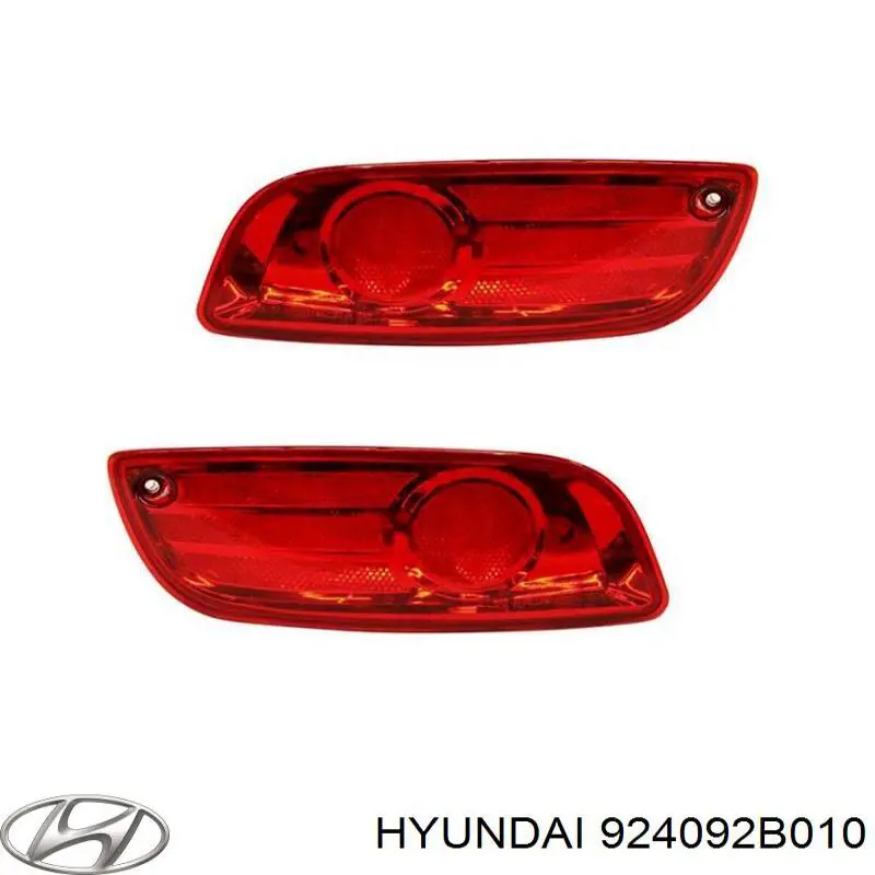 Купити 924092B010 Hyundai/Kia Відбивач бампера заднього правий
