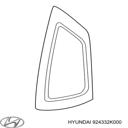 Облицювання ліхтаря заднього, лівого Hyundai/Kia 924332K000 ціна, від 5.07 USD