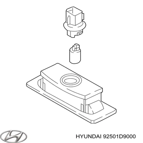 92501D9000 Hyundai/Kia Ліхтар освітлення номерного знака