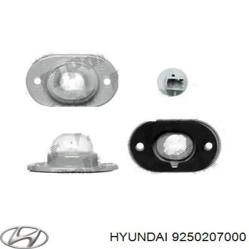 Ліхтар підсвічування заднього номерного знака Hyundai/Kia 9250207000 ціна, від 27.77 USD