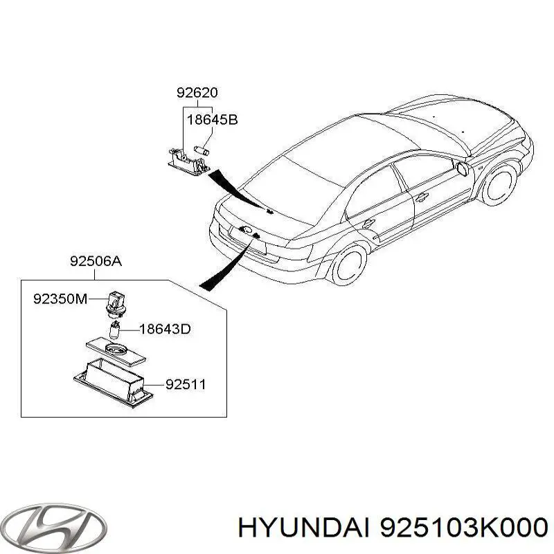  925103K000 Hyundai/Kia