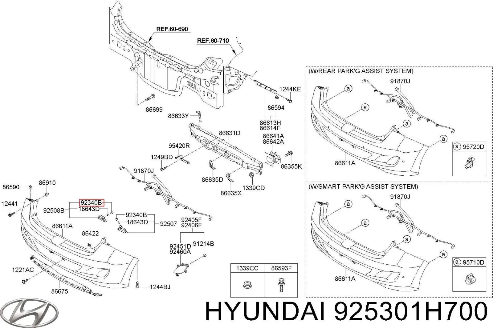 925301H700 Hyundai/Kia 