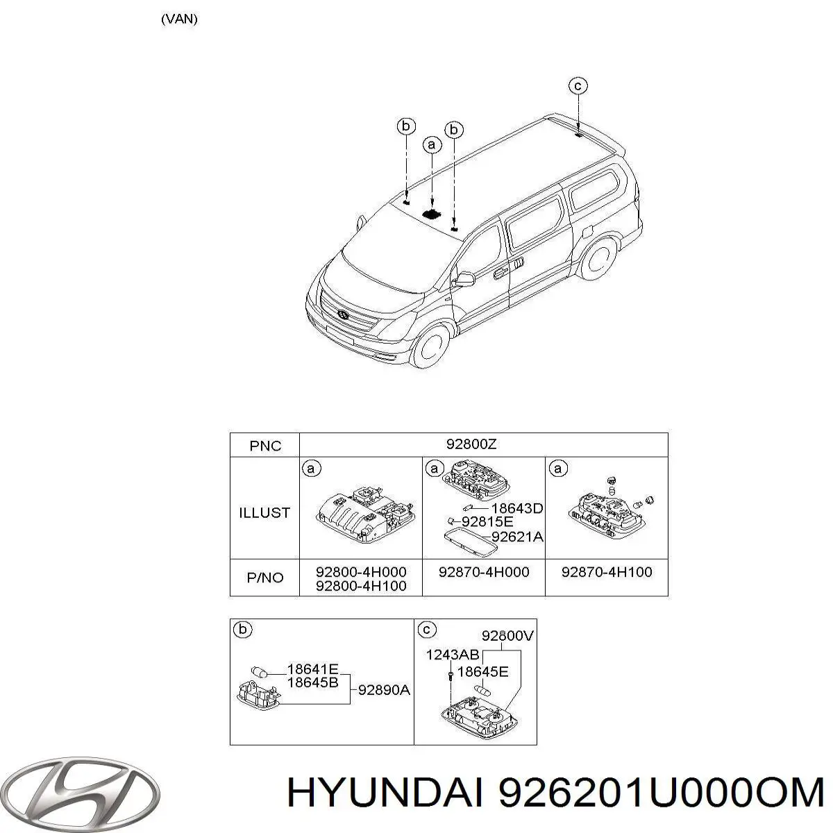  926201U000OM Hyundai/Kia