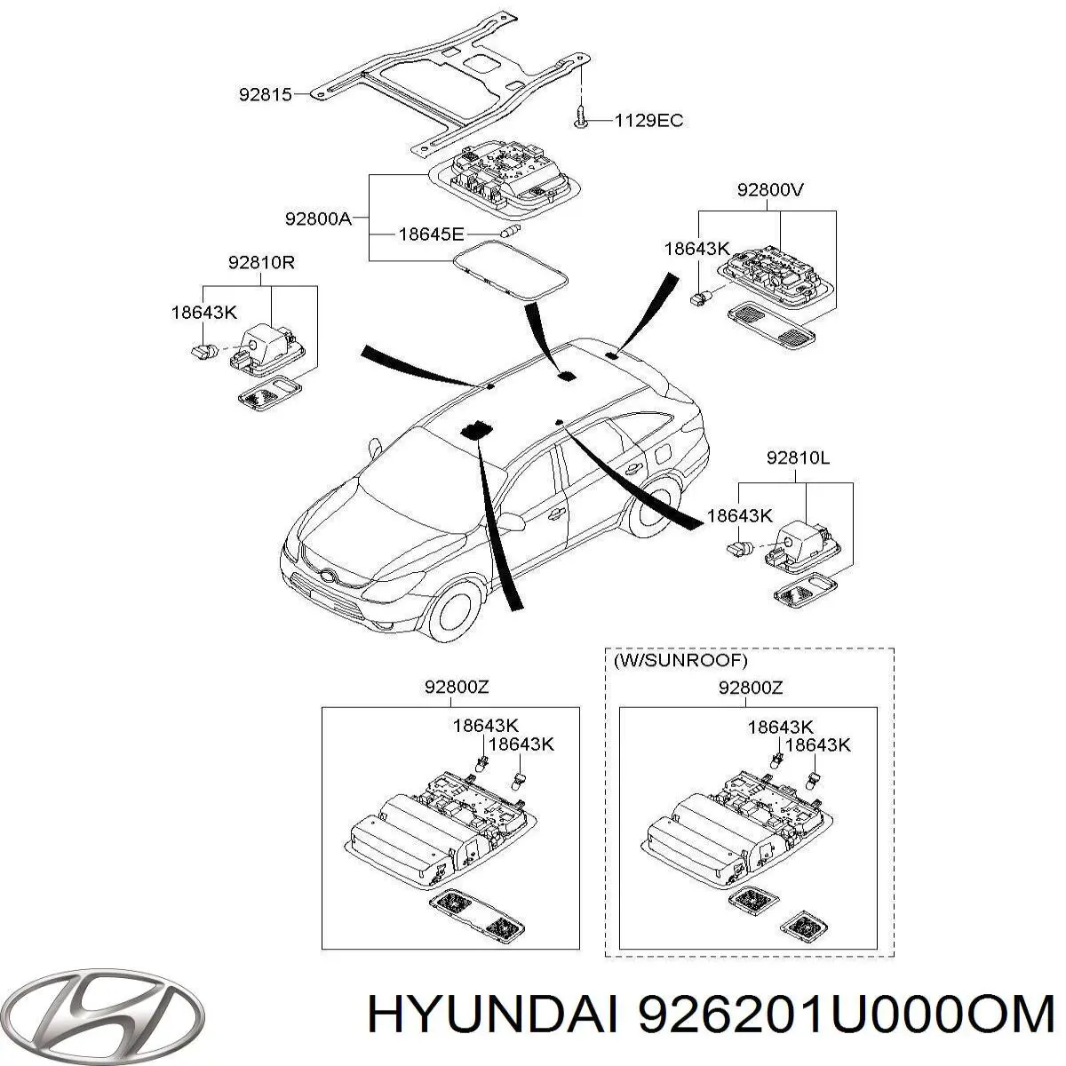 Купити 926201U000OM Hyundai/Kia 