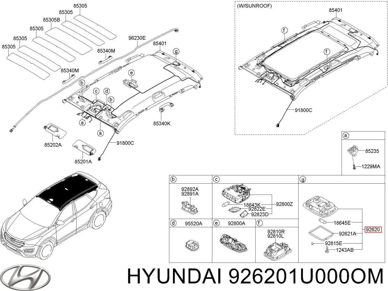  Hyundai/Kia 926201U000OM ціна, від 15.87 USD