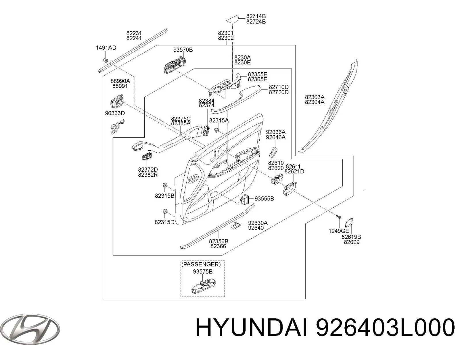  Hyundai/Kia 926403L000 ціна, від 5.89 USD