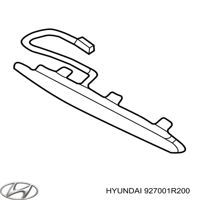 Стоп-сигнал заднього скла Hyundai SOLARIS (SBR11) (Хендай Соляріс)
