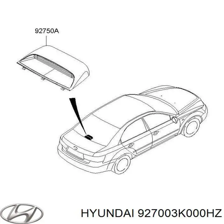  Задній стоп Hyundai Sonata 5