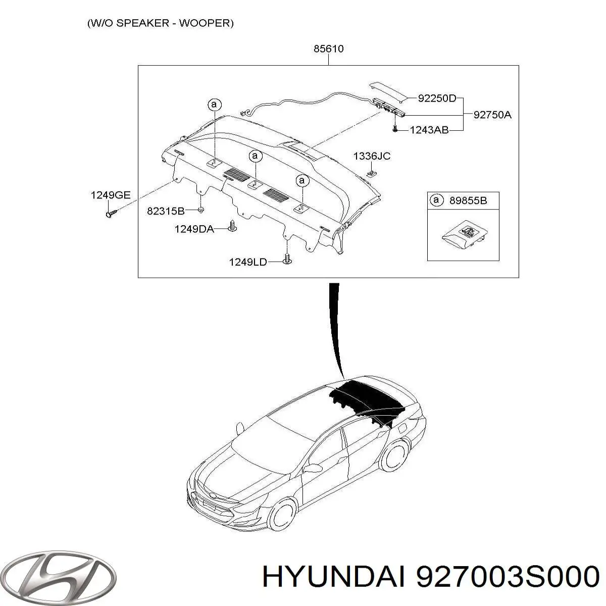 Стоп-сигнал Hyundai/Kia 927003S000 ціна, від 37.46 USD