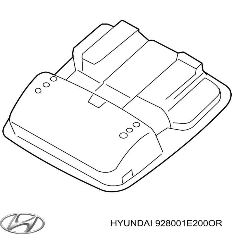 928001E200OR Hyundai/Kia Лампочка освітлення салону