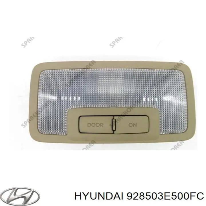Плафон освітлення салона/кабіни, задній 928503E500FC Hyundai/Kia