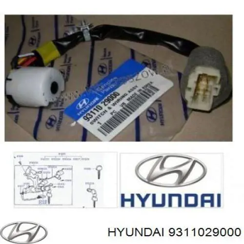  Hyundai/Kia 9311029000 ціна, від 15.20 USD