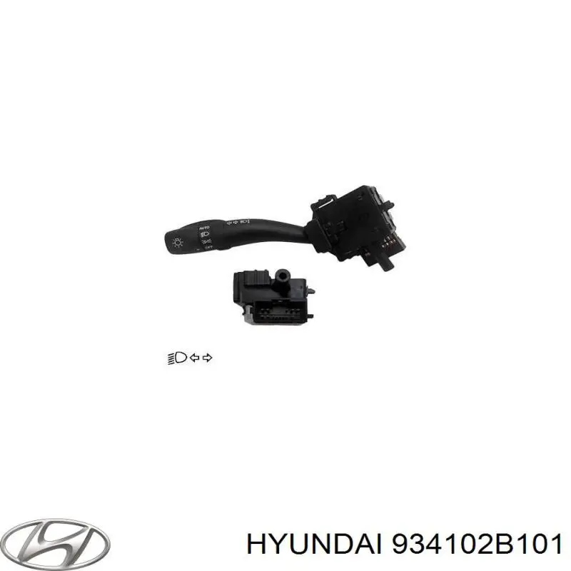 Перемикач підрульовий, лівий Hyundai/Kia 934102B101 ціна, від 21.56 USD
