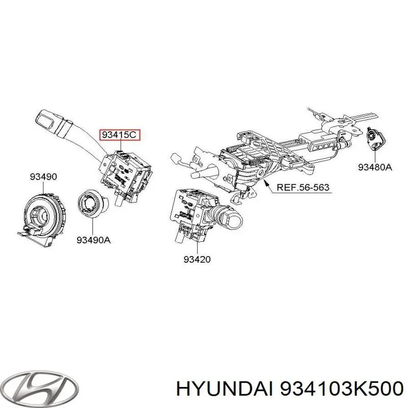 934103K500 Hyundai/Kia 