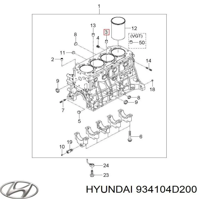 Перемикач підрульовий, лівий Hyundai/Kia 934104D200 ціна, від 31.67 USD