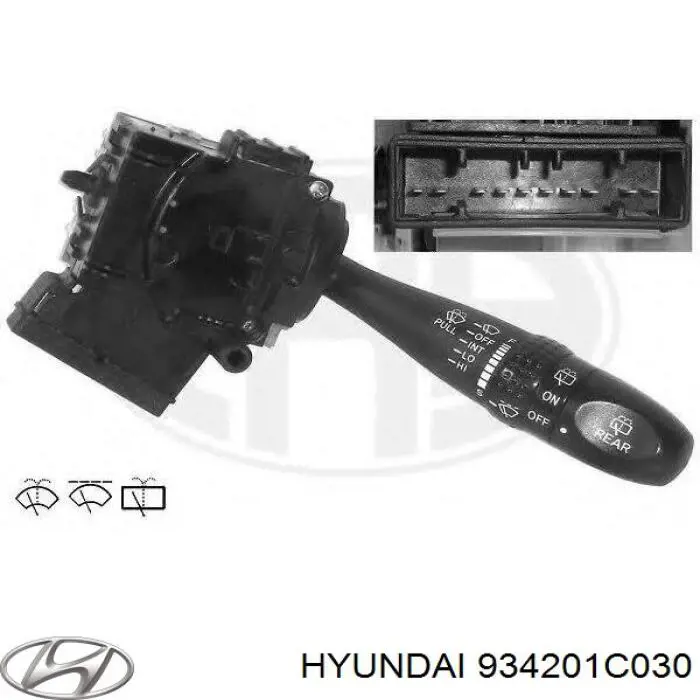Перемикач підрульовий, правий Hyundai/Kia 934201C030 ціна, від 120.36 USD
