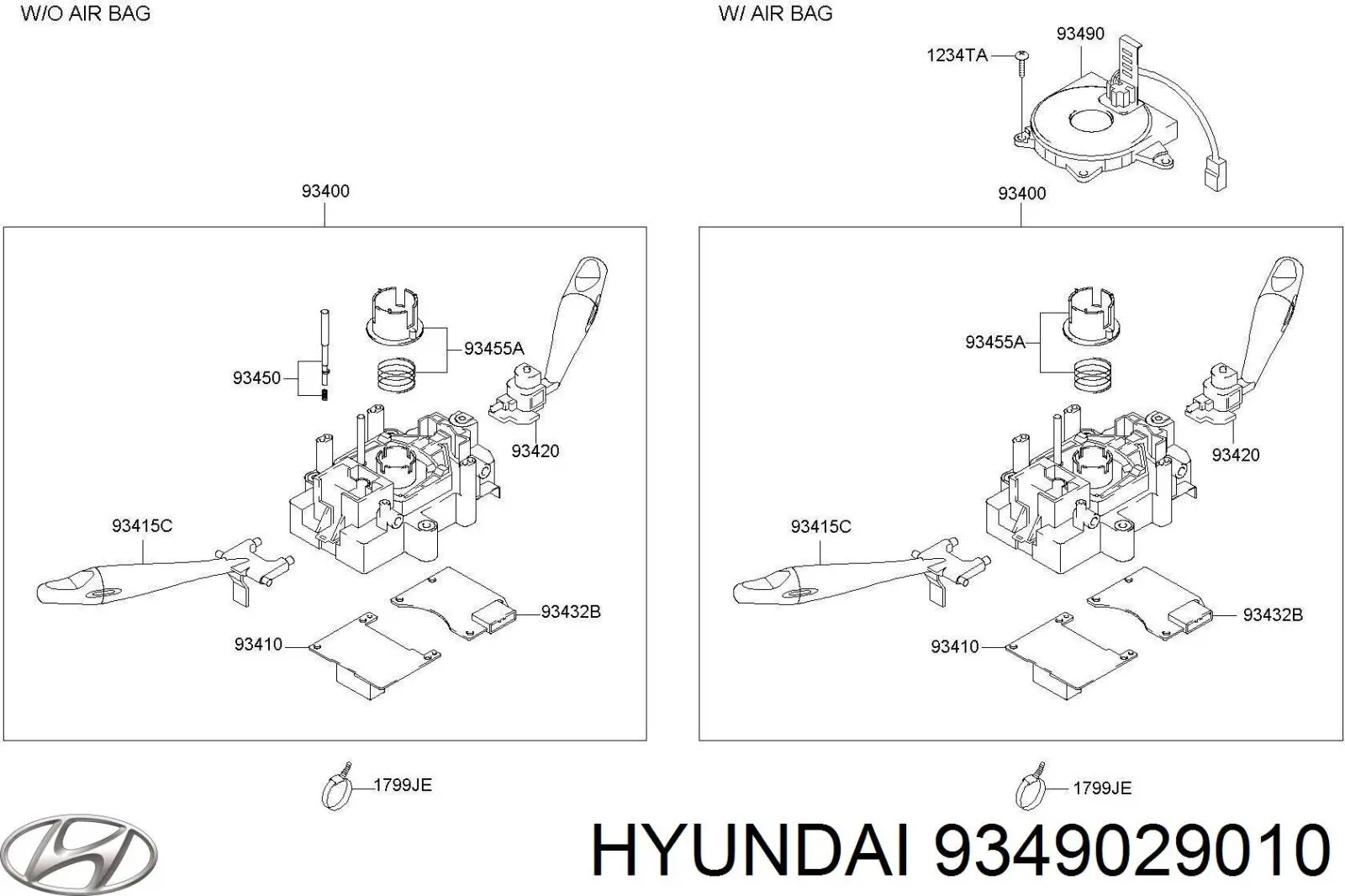 TQ10410 Tqparts Шлейф Airbag