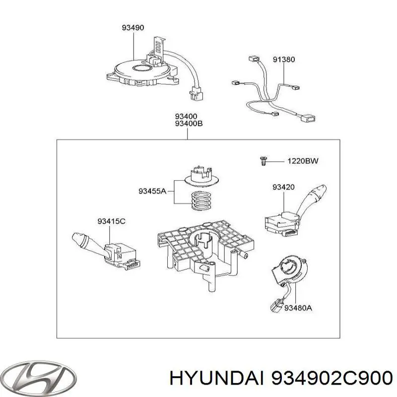  934902C900 Hyundai/Kia