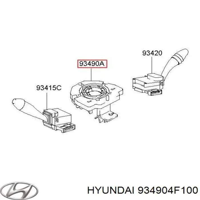  934904F100 Hyundai/Kia