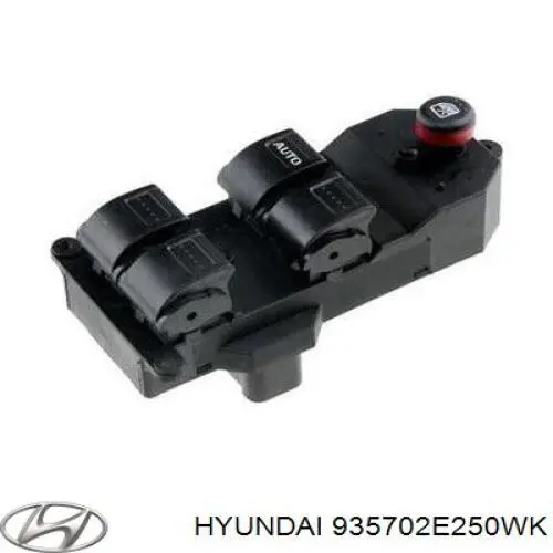Кнопковий блок керування склопідіймачами передній лівий Hyundai/Kia 935702E250WK ціна, від 31.66 USD