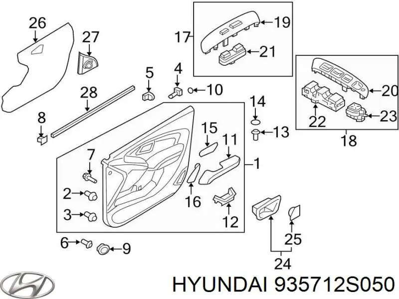  935712S050 Hyundai/Kia