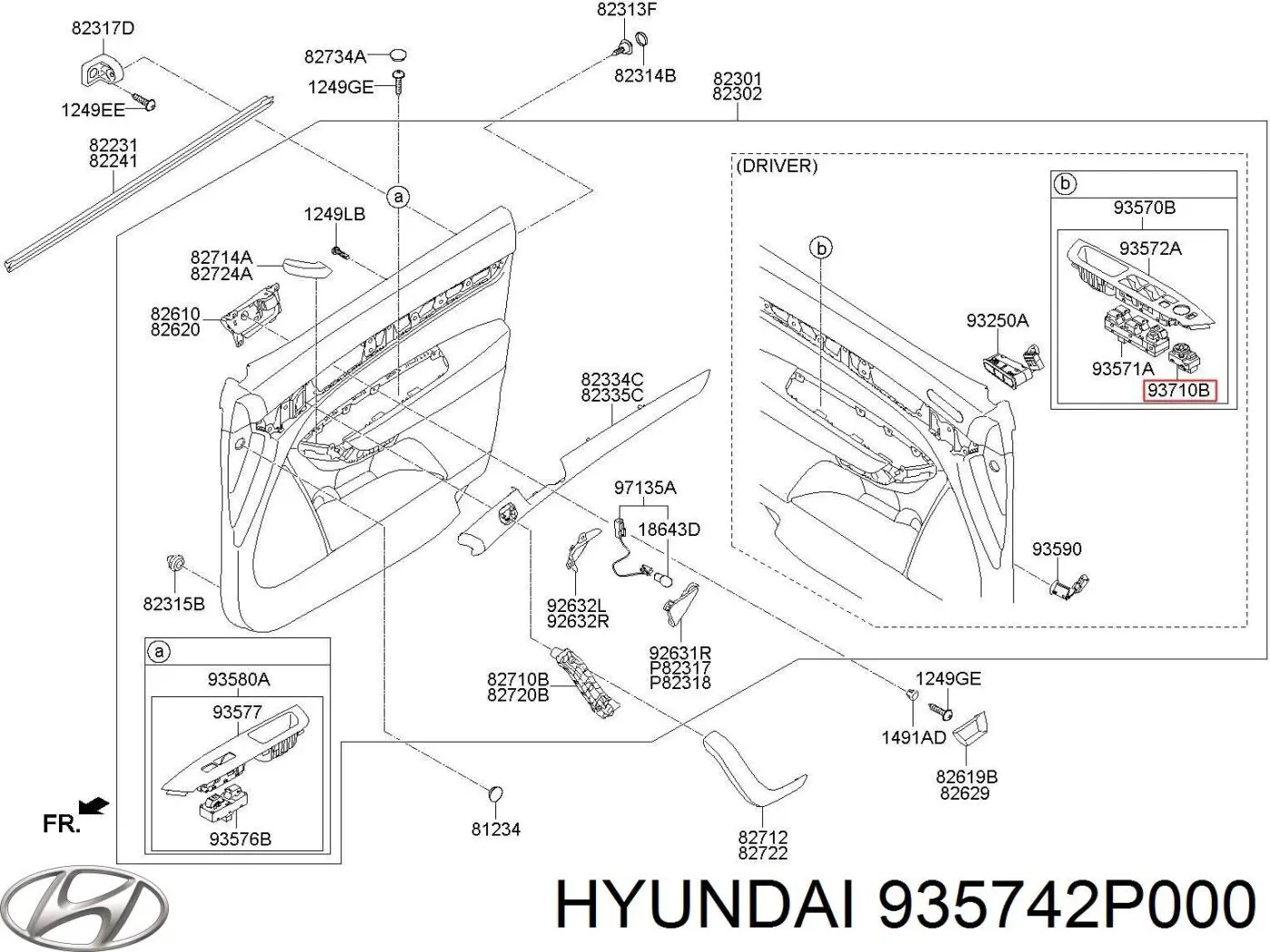 Hyundai/Kia 935742P000 ціна, від 7.51 USD