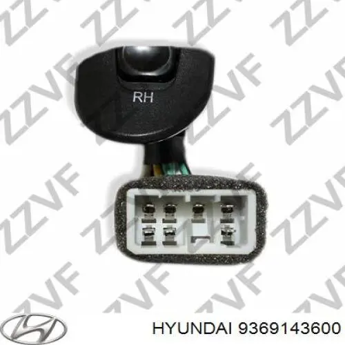 9369143600 Hyundai/Kia кнопка вмикання двигуна склопідіймача передня ліва