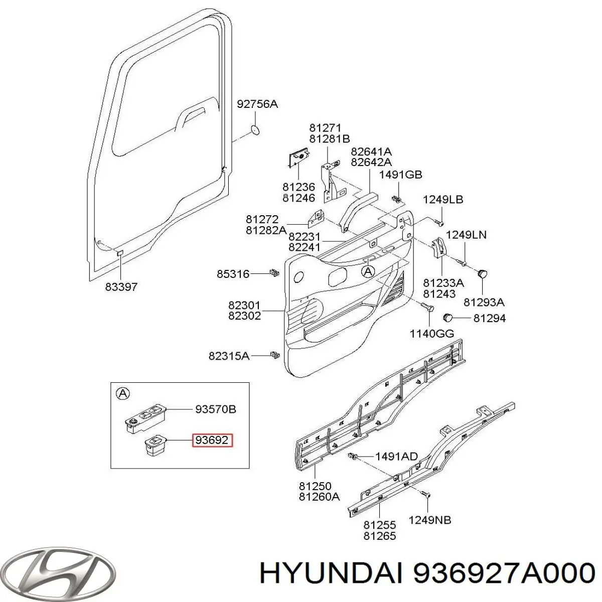 936927A000 Hyundai/Kia 