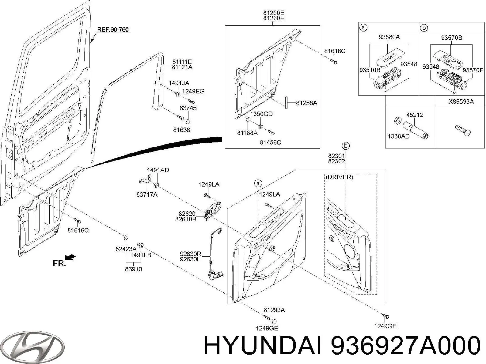  Hyundai/Kia 936927A000 ціна, від 34.16 USD