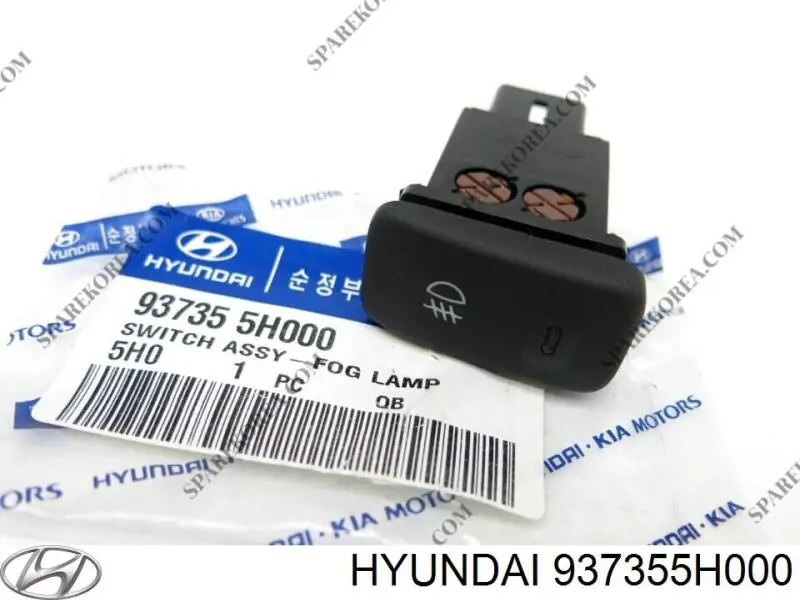 Кнопка вмикання протитуманних фар 937355H000 Hyundai/Kia