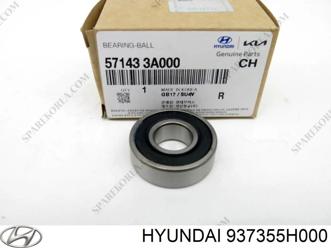 937355H000 Hyundai/Kia Кнопка включення ПТФ