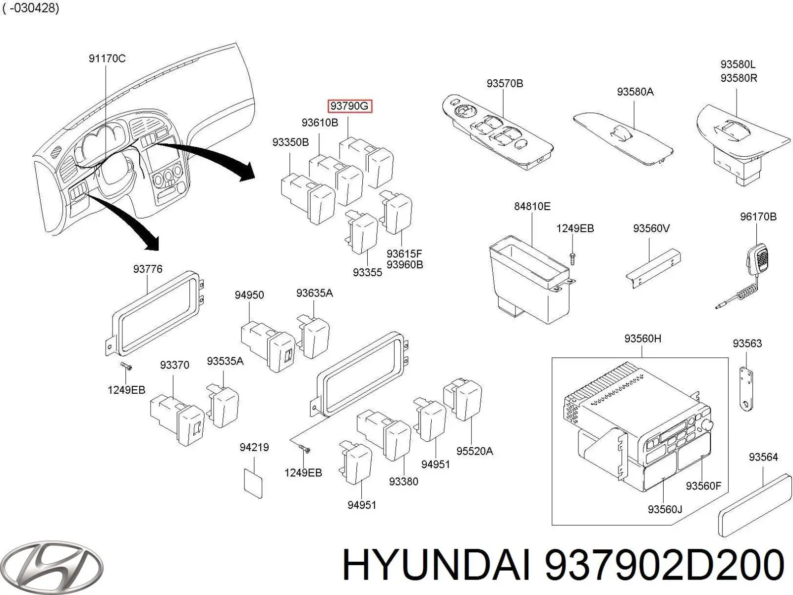  937902D200 Hyundai/Kia