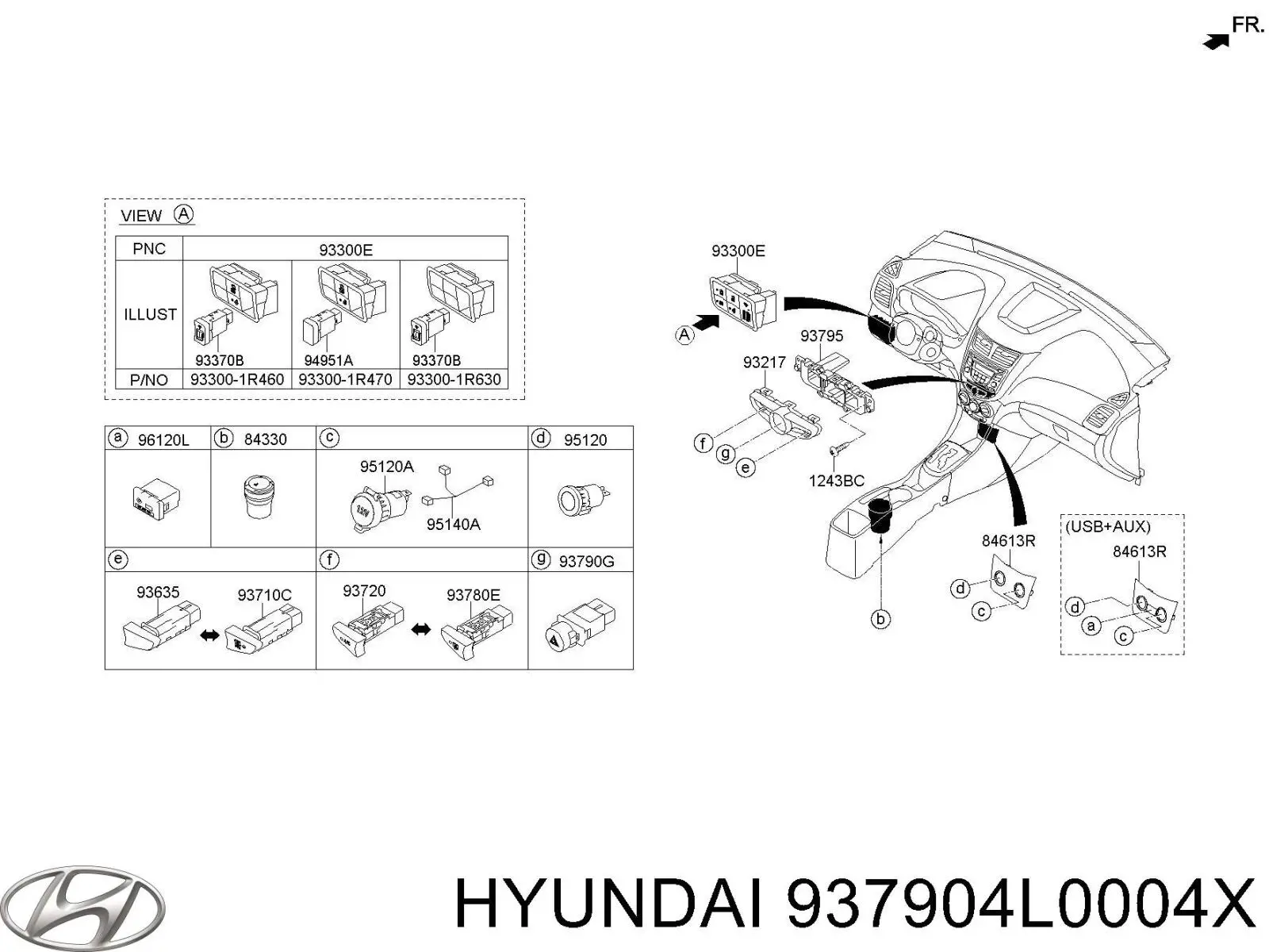  Hyundai/Kia 937904L0004X ціна, від 5.96 USD
